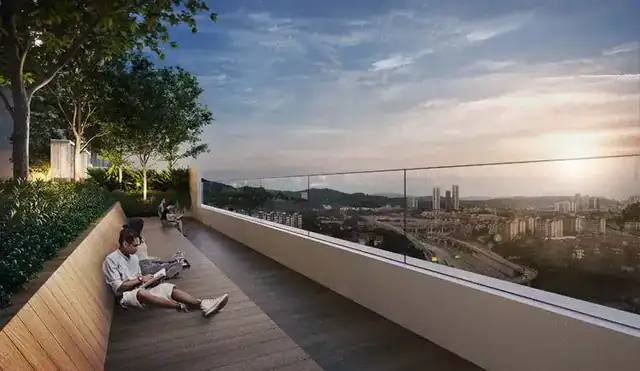 M Azura, Setapak viewing deck