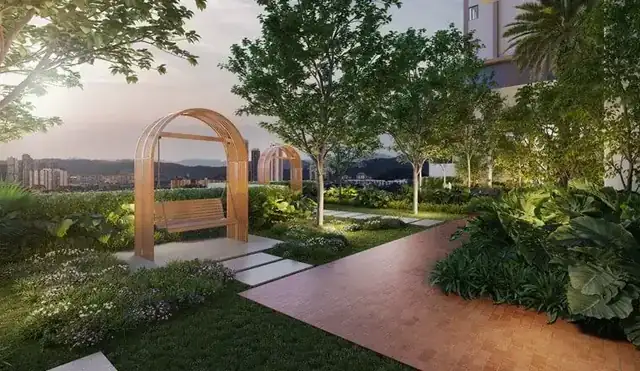 M Azura, Setapak garden swing