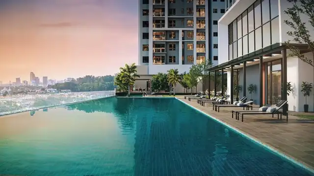 Radium Arena, Old Klang Road infinity pool