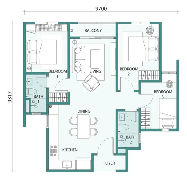 SkyAwani 6, Setapak Layouts 2